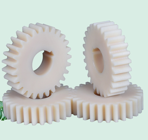 静音操作塑料斜齿轮30dB降噪注塑成型及PA产品切割加工服务 - Product Image 6