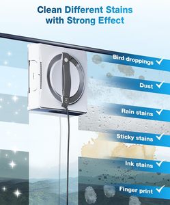 Ecovacs winbot w2 חלון חשמלי שואב רובוט נייד חכם slam 4.0 נתיב תכנון כוח יניקה 5500pa