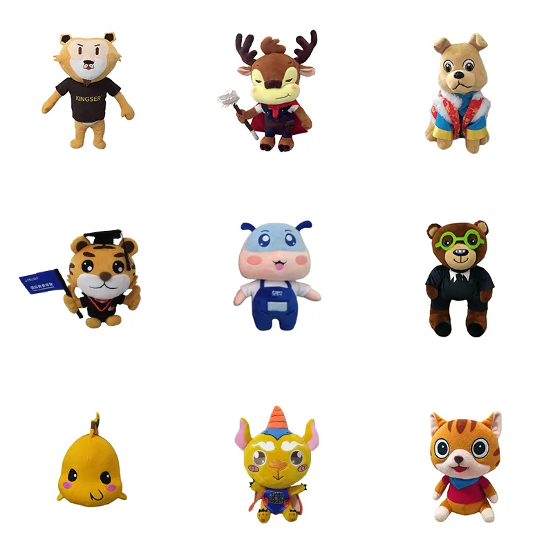 Custom Plush Toys 15cm Stuffed Animal Small Soft Cartoon Plush Toy For Kids Baby Gift