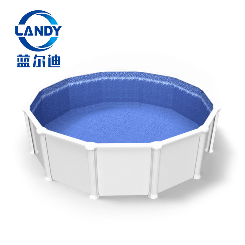Blue pool liner