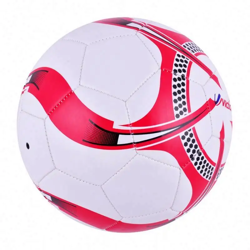 Promoción máquina de coser material de PVC espuma balones de fútbol que hace la máquina balón de fútbol tamaño