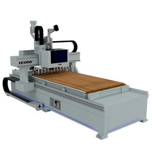 Enrutador CNC Guangzhou ATC 1325, carga automática, descarga, madera contrachapada, MDF, engranaje de corte/motor/herramienta central de PLC, venta al por menor al vacío - Product Image 4