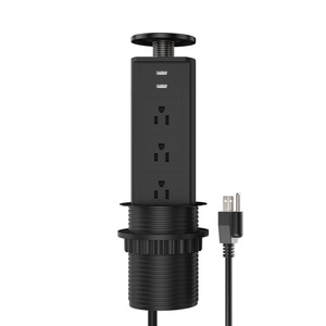批发带Usb 5合1插座的电源插座桌面升降插座