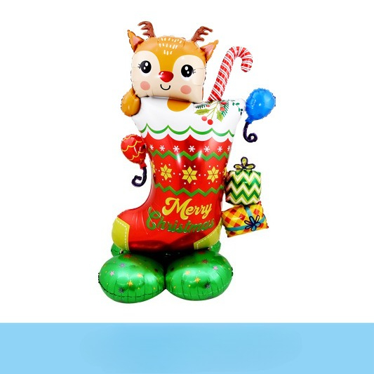 Three-dimensional base Christmas socks