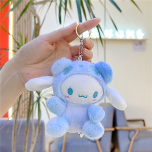 בובת קטיפה רכה במיוחד, צבעונית וחמודה, משנה תלבושות, מצוירת בסגנון אינטרנט, מחומר PP, מחזיק מפתחות ותליון לילדים - Product Image 5