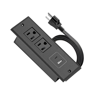 2个RJ45端口USB Type-c 3 * 美国嵌入式桌面插座