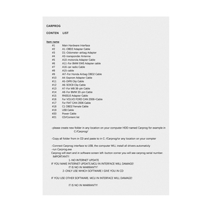 <strong>Carprog</strong> Full V13.77 Perfect Online Version with All 21 Adapters With Latest Software Version V13.77 - Product Image 5