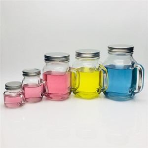50ml 120ml 420ml 500ml 620ml金属蓋付きジュースビールミルクティー用の高品質の正方形の飲料メイソンジャー - Product Image 2