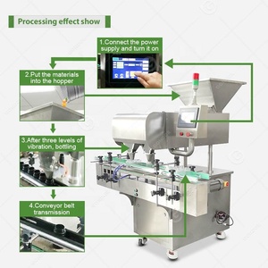 Contador de tabletas de leche Gummy Candy, máquina de llenado y conteo automática electrónica de alta velocidad a granel - Product Image 5