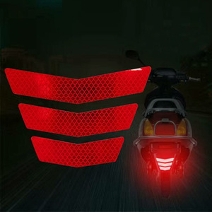 3pcs/set Motorcycle Front Fender <strong>Decals</strong> Stickers Universal Reflective Tape Waterproof Motorcycle Reflective <strong>Decals</strong> Electric - Product Image 6