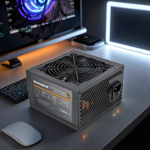 <span class=keywords><strong>400</strong></span> Вт блок питания для ПК с вентилятором 12 см и черным чехлом для офиса и игрового корпуса ATX - Product Image 1