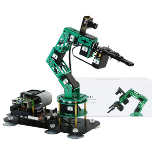 DOFBOT 2 in 1 Kit AI Vision Kamera Grün Roboterarm aus oxidierter Aluminium legierung basierend auf Raspberry Pi 5 und Jetson NANO 4GB SUB - Product Image 1