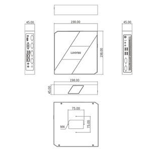 Intel 2nd-12th Core i3 i5 i7 5200U 4200U5500UパーソナルコンピューターオフィスデスクトップLinuxUbuntu Mini PC