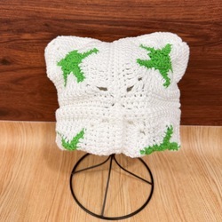 Chapeau oreilles de chat patchwork n°9