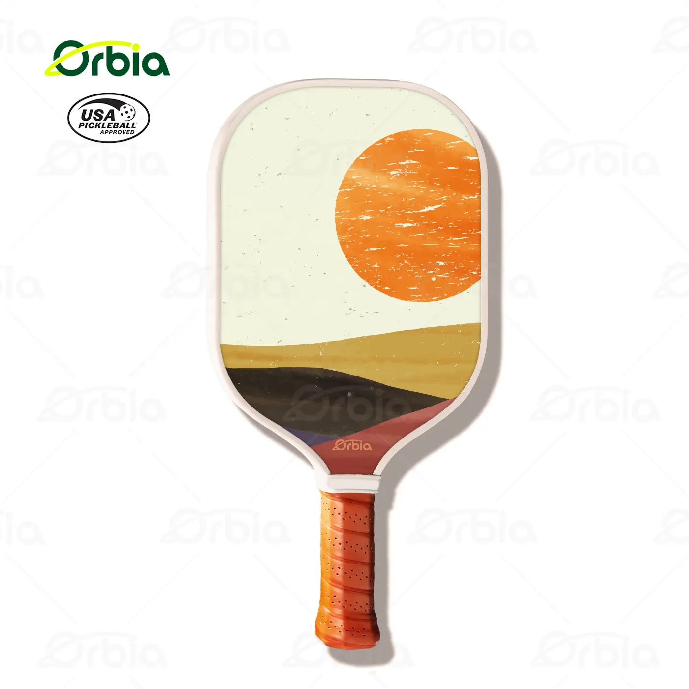 Orbia sport personalizzato Logo termoformato Pickleball Paddle racchetta all'ingrosso di vetro grezzo in fibra di carbonio Pickleball prodotto speciale