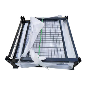 Caja de Metal Duradera Apilable Hierro Acero Malla de Alambre Soldada Jaula de Almacenamiento Palé Apilable Acero Doblado para Uso en Almacén - Product Image 2