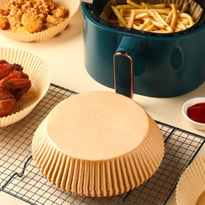 <span class=keywords><strong>Pre</strong></span>-cắt sâu dùng một lần Nồi chiên không khí giấy lót cấp thực phẩm không dính oilproof giấy da giỏ - Product Image 5