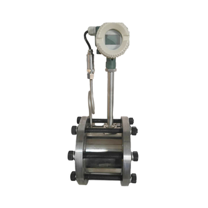 Sensor de caudalímetro de vórtice Digital DN 100, construcción de acero inoxidable para agua, aceite, aire, Gas, vapor Natural con salida de señal de pulso - Product Image 2