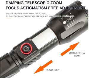 <strong>2025</strong> New <strong>Led</strong> 21700 Rechargeable Usb High Lumens Linterna Lantern Strong Light Long-Range <strong>Led</strong> Torch Light Tactical Flashlight - Product Image 3