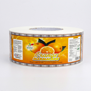 Kustom tahan air minuman perekat botol kaca madu produk Logo kode QR kemasan stiker Label untuk kaleng makanan Jar - Product Image 2