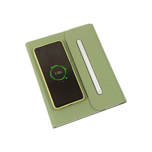 Cuaderno promocional de negocios A5 impreso personalizado para hacer Bloc de notas adhesivo cuaderno multifunción con carga inalámbrica - Product Image 4