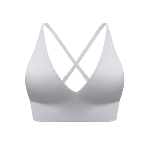 Biểu Tượng Tùy Chỉnh Cô Gái Sâu V Cổ Phòng Tập Thể Dục Đẩy Trở Lại Backless Đẹp Chữ Thập Trở Lại Yoga Áo Ngực Tập Thể Dục Nhanh Chóng Khô Phòng Tập Thể Dục Yoga Áo Ngực Thể Thao Cho Phụ Nữ - Product Image 4
