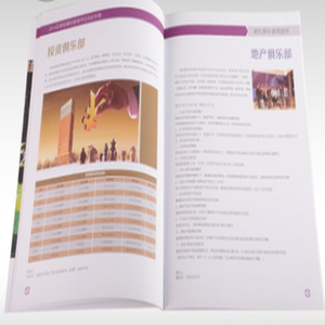 定制公司宣传册数码胶印彩色胶印书籍单张小册子 - Product Image 6