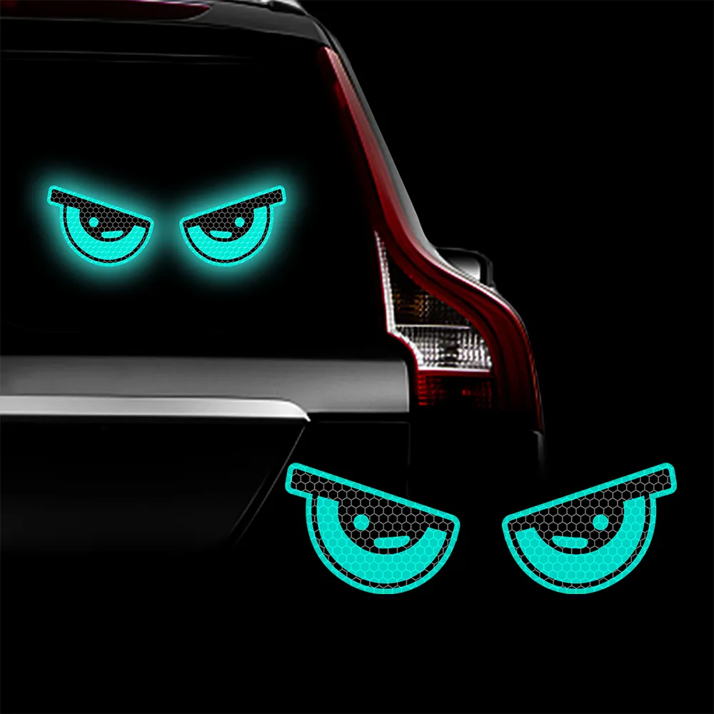 3D Olhos Espreitar Monstro para espelho retrovisor do carro À Prova D' Água Car Sticker Car Styling adesivos por atacado