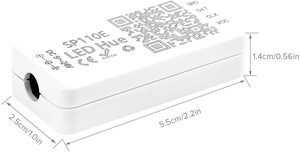 SP110E мини синий зуб App управление Dc5-24v 1024 пикселей Spi контроллер поддерживает светодиодных модулей и пикселей управления светом - Product Image 6