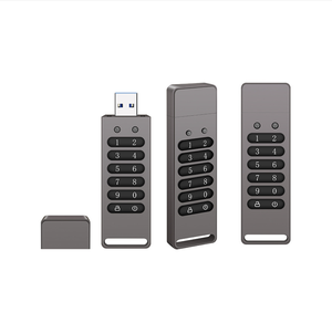 Datos de código de paso bloqueados memorias USB de metal 32GB 64GB 128GB, disco flash USB cifrado de alta velocidad USB3.0, USB de alta calidad - Product Image 4