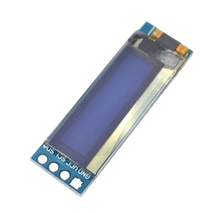 WAVGAT 0.91 zoll <span class=keywords><strong>OLED</strong></span> modul Blue White <span class=keywords><strong>OLED</strong></span> 128X32 <span class=keywords><strong>OLED</strong></span> <span class=keywords><strong>LCD</strong></span> <span class=keywords><strong>LED</strong></span> <span class=keywords><strong>Display</strong></span> <span class=keywords><strong>Module</strong></span> 0.91 "IIC Communicate