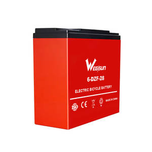 מפעל סיטונאי oem odm תמיכה מחיר זול כיסא גלגל <span class=keywords><strong>12v</strong></span> <span class=keywords><strong>28ah</strong></span> <span class=keywords><strong>12v</strong></span> סוללות חומצה עופרת עבור אופנוע חשמלי - Product Image 2