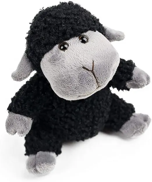 Produttori di peluche morbido peluche di agnello nero di pecora