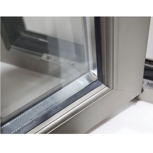 Fuson Hurricane Impact Festglas Stahl Sieb Mesh Doppeltür Französisch Flügel fenster mit thermischer Bruch funktion - Product Image 2