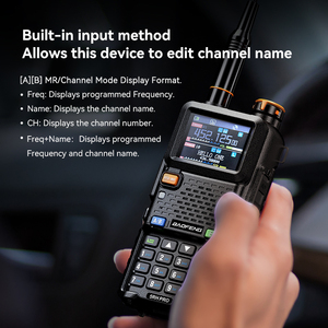 Baofeng-Walkie-talkie multibanda AM FM tipo C, radio de comunicación bidireccional de largo alcance, BAOFENG, UV 5RH PRO, GPS, Radio - Product Image 3