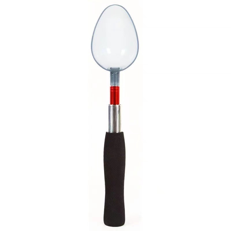 A pair of mini spoon heads of different sizes