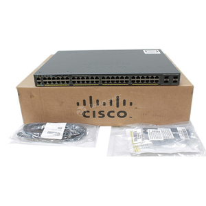 Orijinal WS-C2960X-48FPS-L serisi 2960X 48 portlu istiflenebilir LAN taban anahtarı güç Ethernet artı (PoE +) 10G kapasite SNMP QoS - Product Image 6