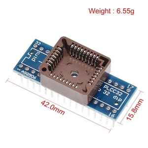 PLCC20 PLCC28 <span class=keywords><strong>PLCC32</strong></span> PLCC44 bis DIP 20 28 32 44 USB Universal <span class=keywords><strong>Programmer</strong></span> IC Adapter Tester Sockel für TL866CS TL866A EZP 2010