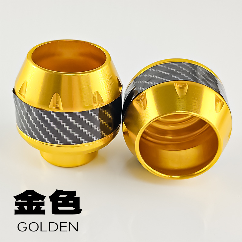 Carbon fiber sticker model gold
