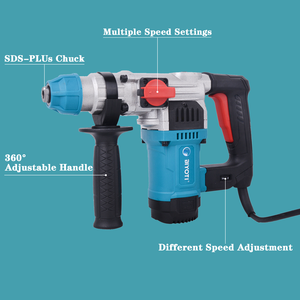 220V công nghiệp tự làm đa chức năng SDS Max quay búa khoan điện cao Máy khoan bê tông phá hủy búa - Product Image 4