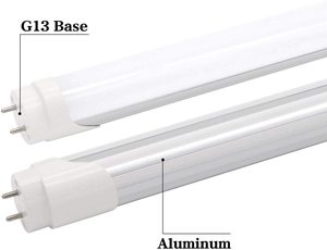 T8 <strong>LED</strong> <strong>4FT</strong> 1.2m Tube Light Bulbs Ballast Bypass Fluorescent Replacement 5000K Daylight <strong>18W</strong> Clear Cover &amp; Milk White Cover Office - Product Image 2