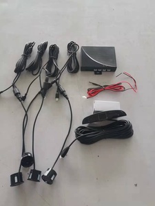 通用DIY小发光二极管显示汽车驻车传感器4个前后传感器倒车雷达蜂鸣器牌照防水 - Product Image 5