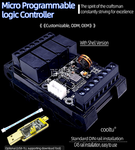 Scheda di controllo industriale FX1N-10MR DC10-28V PLC controllore logico programmabile relè di ritardo modulo di potenza Controller di personalizzazione - Product Image 6
