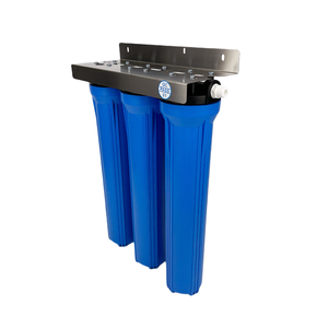 Sistema de purificador de filtro de agua previo de retrolavado automático de arena de sedimentos lavable para el hogar prefiltro de 20 pulgadas