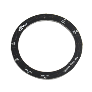 DIYmall 24 bit RGB LED Ring 24 X WS2812B 5050 lampada con driver integrati indirizzabile per Arduino Raspberry Pi - Product Image 2