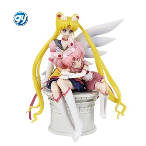 Sailor Wings Chibiusa kanatları ile Tsukino Usagi prenses Serenity yeni kraliçe Serenity Action Figure Anime heykelcik bebek modeli <span class=keywords><strong>Gif</strong></span>