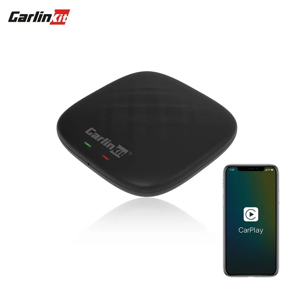 Carlinkit-caja de Carplay Ai para coche, adaptador inalámbrico automático, Android 9, Carplay