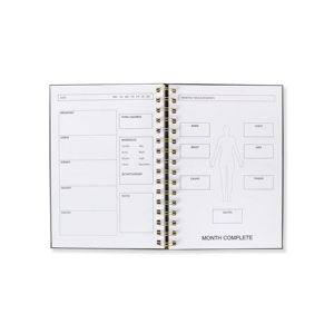 Custom <strong>Printing</strong> Fitness Journal Undate Daily Weekly Monthly Planner Diary Diet Workout <strong>Log</strong> Gym Exercise Book Hardcover <strong>Notebooks</strong> - Product Image 4