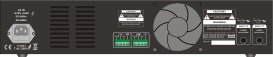 Two Channel <strong>2</strong>*350W PA Power <strong>Amplifier</strong>, <strong>2</strong> Channel Independent <strong>Inputs</strong> and Volume Control, 70V/100V/4ohms.