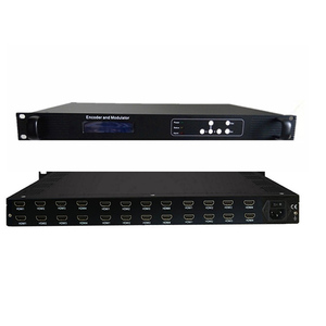 4/8/12/16/20/24 HD <strong>Input</strong>, MPEG-4 AVC/H.264 Video Encding 24 Channels <strong>Encoder</strong> Cable TV Digital ISDB-T IP <strong>Encoder</strong> Modulator - Product Image 2